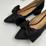کفش مجلسی پاپیون دوقلو پاشنه ۳ سانت