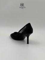 کفش پاشنه ۷ سانت توری استرچ (دو رنگ) - Image 4