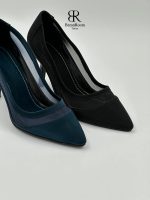 کفش پاشنه ۷ سانت توری استرچ (دو رنگ) - Image 10