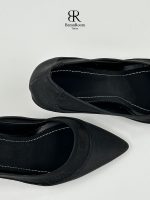 کفش پاشنه ۷ سانت توری استرچ (دو رنگ) - Image 14