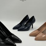 کفش پاشنه ۷ سانت ورنی (سه رنگ)